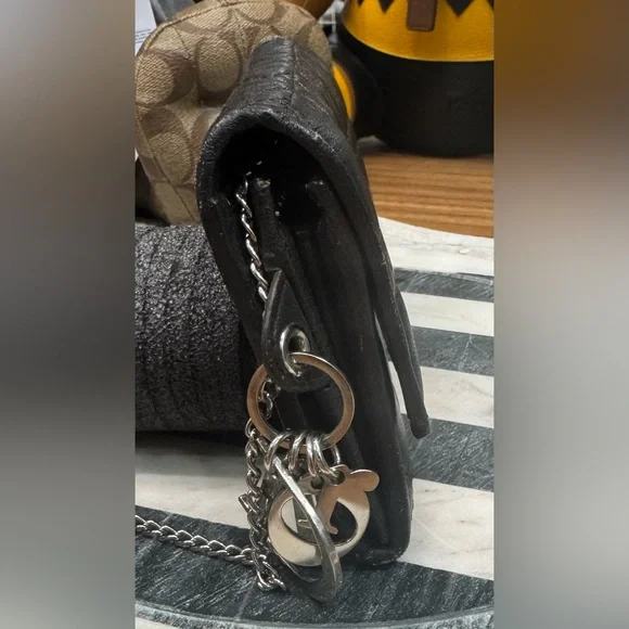 CHRISTIAN DIOR LADY DIOR CHAIN WALLET 100%AUTHENTIC VERY GOOD USED CONDITION EUC - Picture 15 of 16